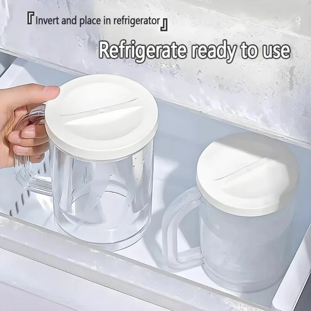 Cold Drink Double Layer Insulated Cup Large Capacity Maintains Beverage Temperature Longer Suitable For Beer Iced Tea Cocktails