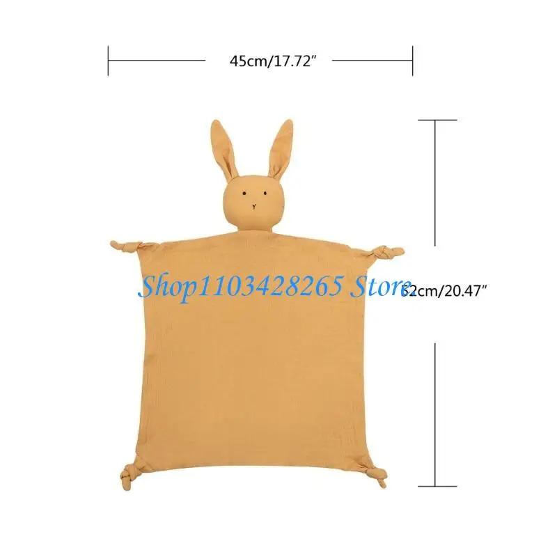 Baby Speeksel Handdoek Zacht Pasgeboren Baby Kalmeren Sussen Handdoek Baby Schattige Bunny Slapen Poppen Speelgoed Kinderen Gift