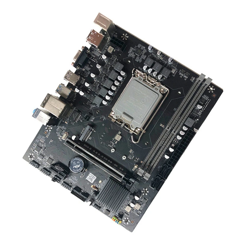 H610 M4 Desktop Computer Motherboard DDR4 Memory LAG1700 Pin Cpu I5 12400F/12100 Easy Install