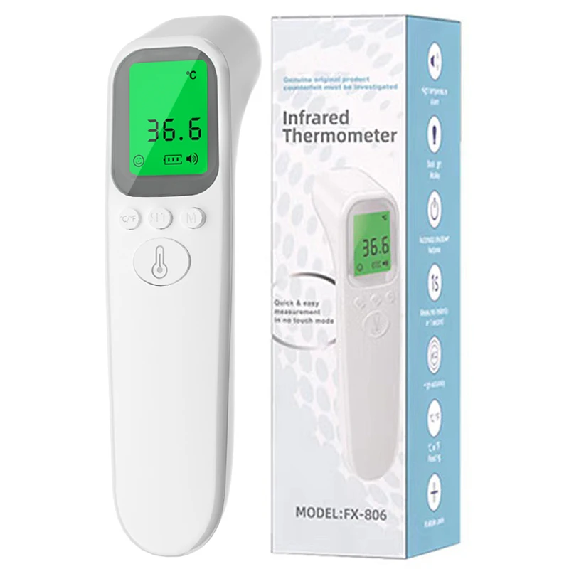 Non-contact Body Temperature Meter Fever for Adult Child Digital Forehead Thermometer Electronic Contactless Clinical Accuracy