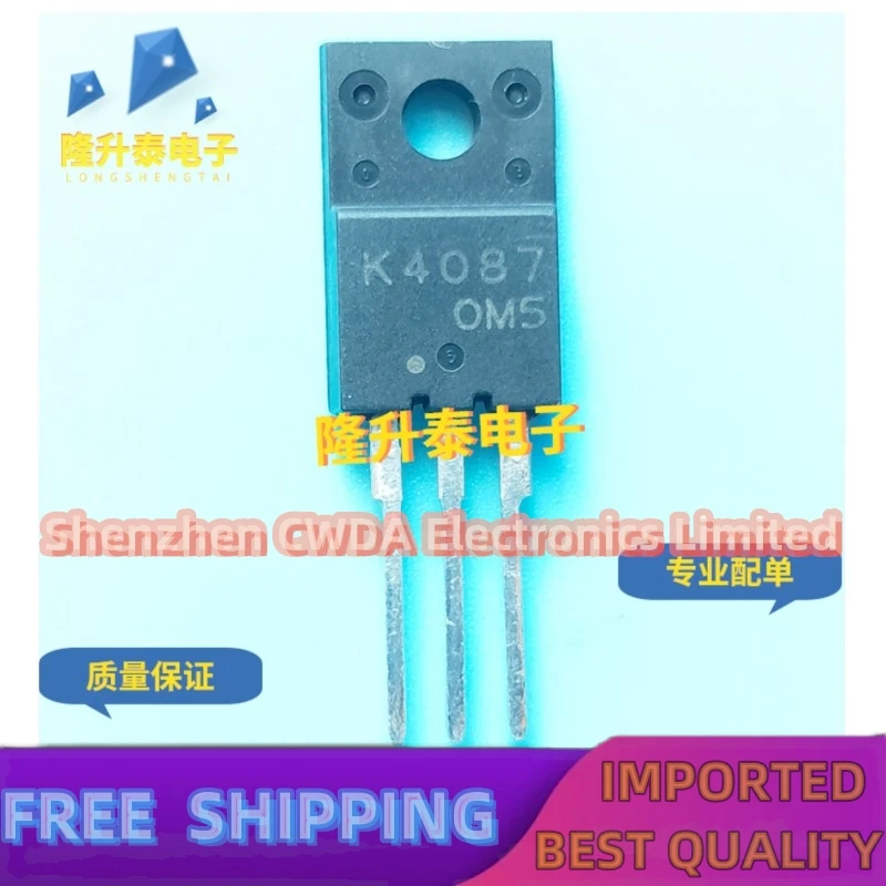 10PCS-20PCS   K4087 2SK4087 TO-220F MOS 14A 600V  In Stock Can Be Purchased