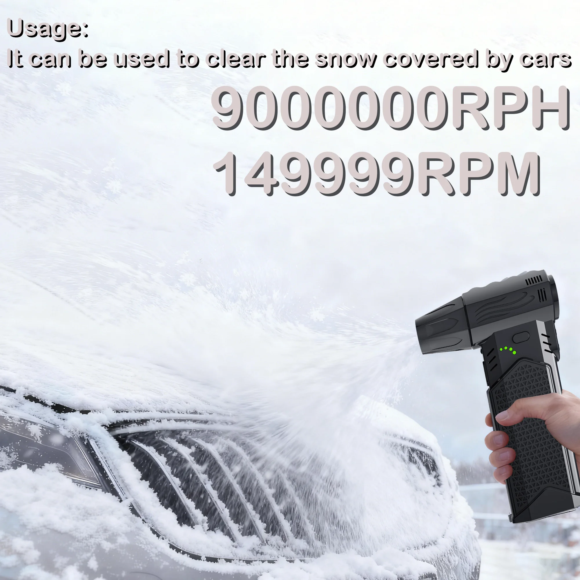 

Car Electric Dryer Brushless Motor 130000RPM Turbo Fan Powerful Air Blower Industrial Duct Fan