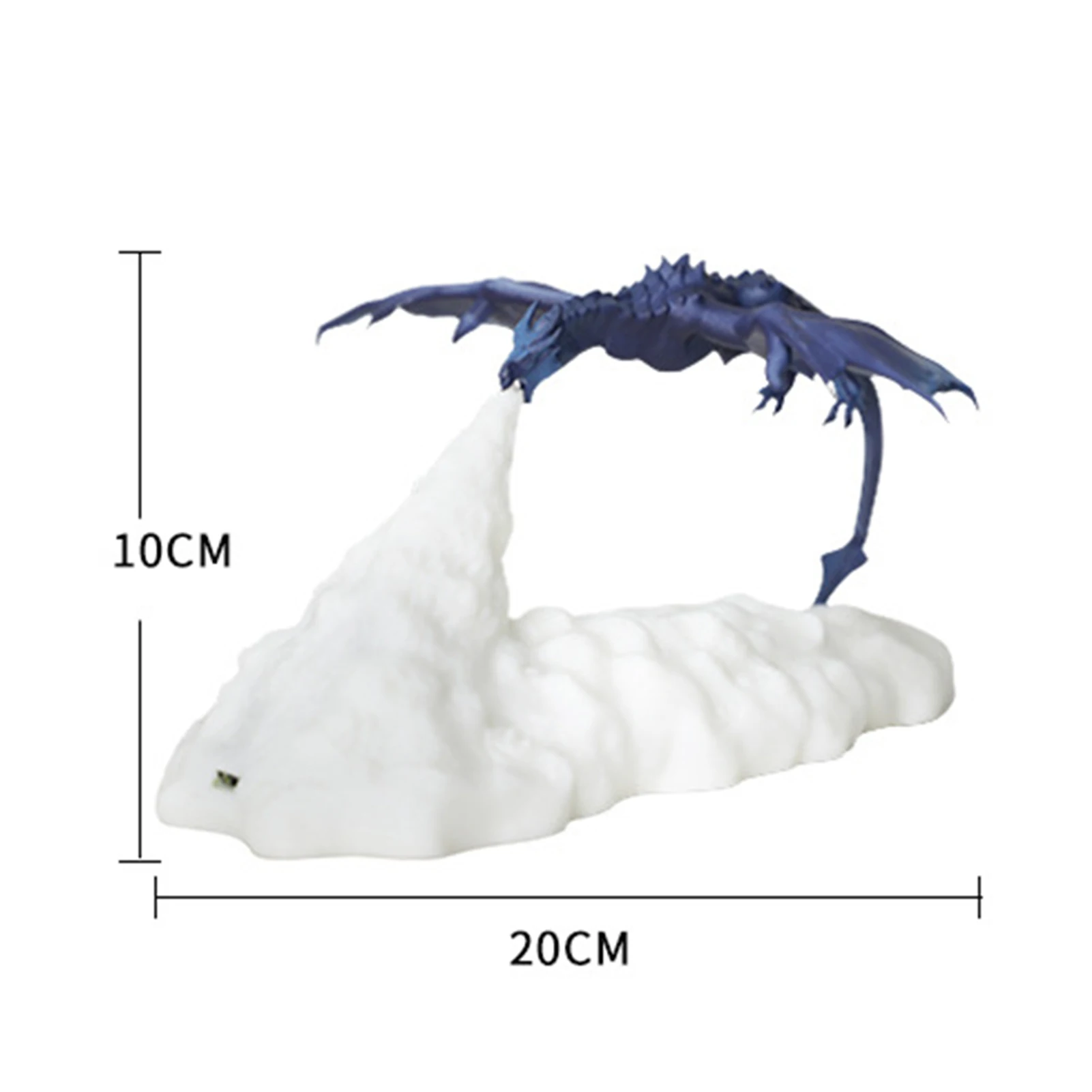 3D Printed Fire Dragon Night Lamps Exquisite and Compact Red Color Light for Christmas Festival Party Gifts