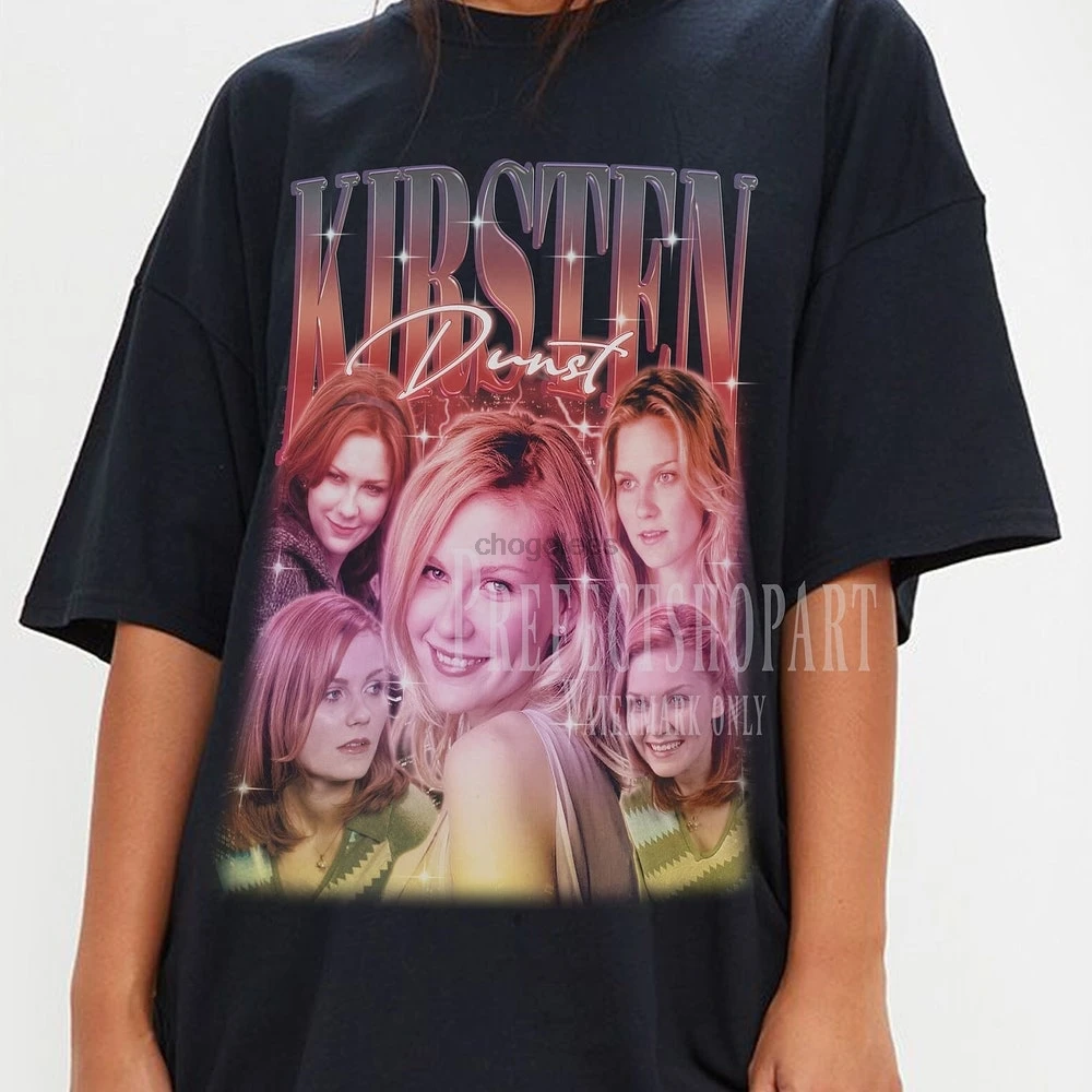 Kirsten Dunst Kirsten Dunst Shirt Kirsten Dunst Merch Vintage Kirsten Dunst Fan Tees Will Poulter PosterKirsten Dunst Vintage Ts