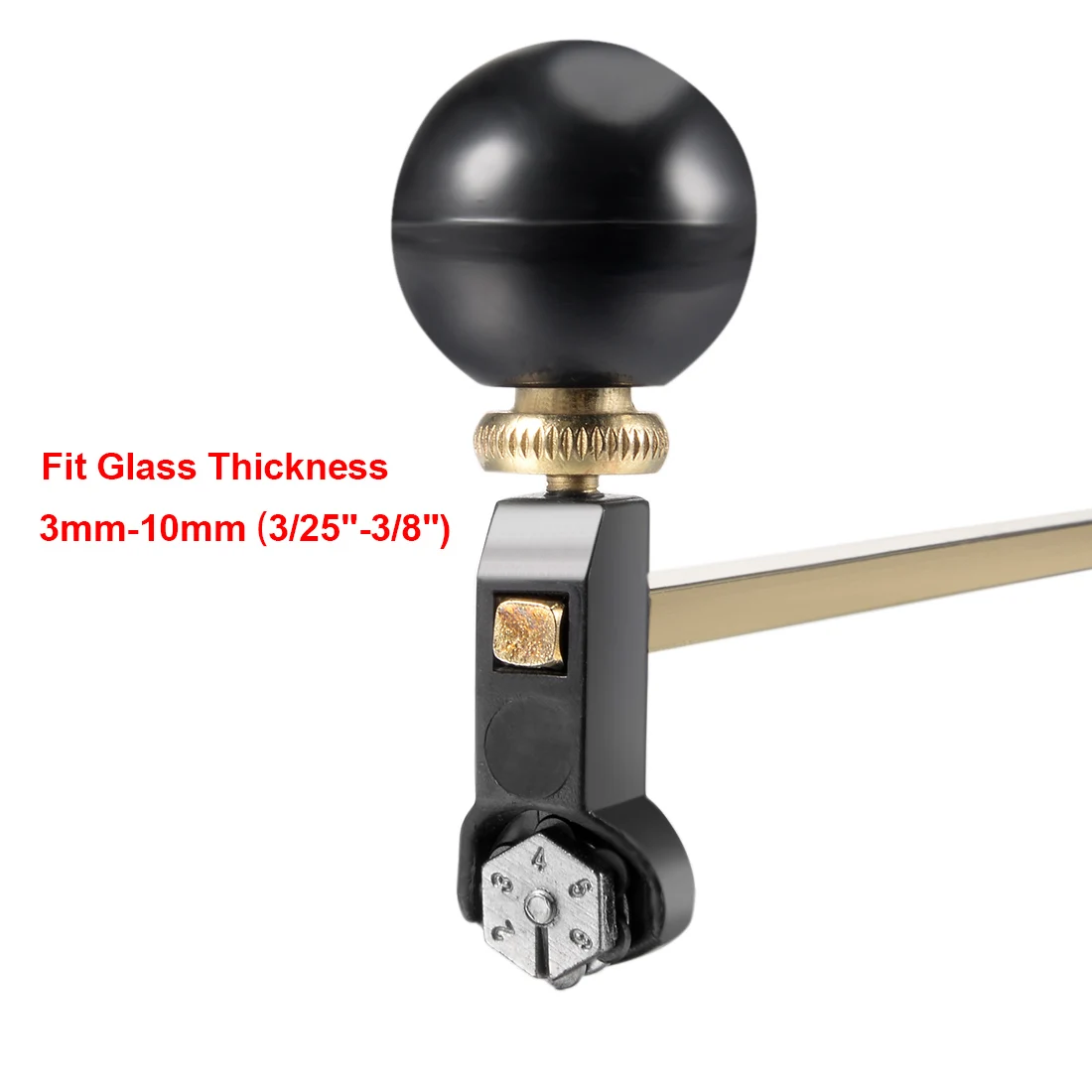 Glass Circular Cutter, 100cm (40") Max.Round Diameter Ajustable Compasses Type Circle Cutting Tool with  Suction Cup