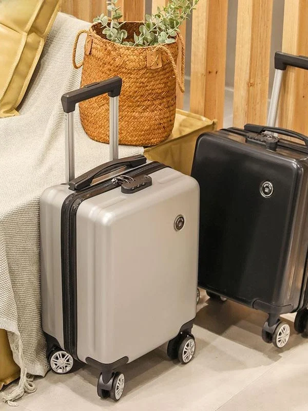  4-Inch Carry-On Suitcase able Air Travel Lage with Four-Wheel Rotation Zipper Closure for Men And Women