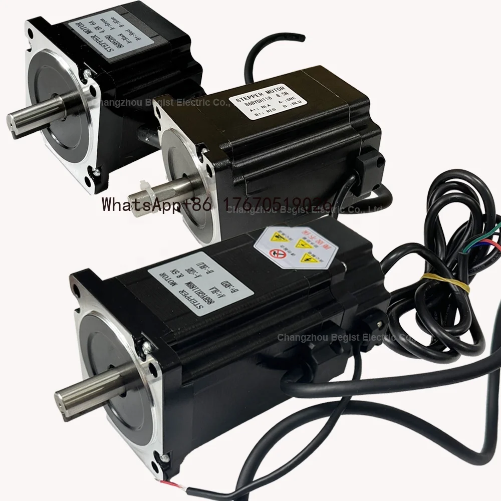 

86 Hybrid Two-Phase Nema 34 Stepper Motor with Brake High Torque 4.5N/6.5N/8.5N/12N 86 Motor