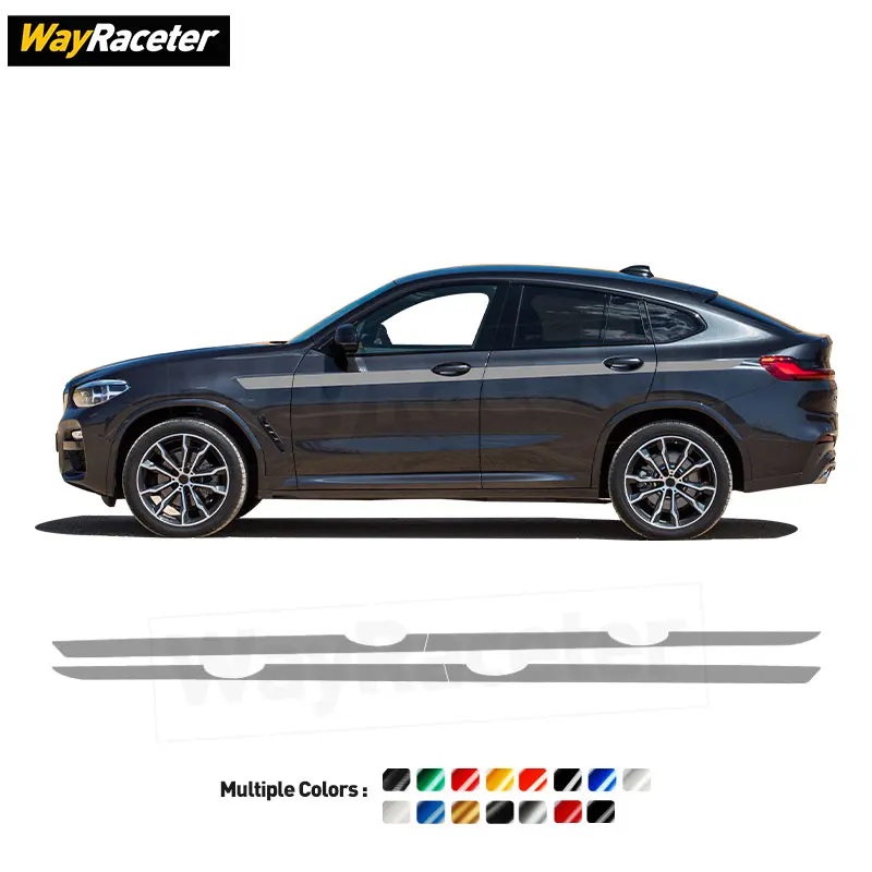 

Edition M Performance Carbon Fiber Vinyl Decal Door Side Upper Waist Line Stripes Sticker For BMW X4 G02 2025 2019+ Accessories