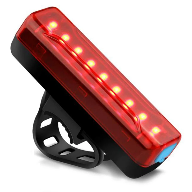 Bike Tail Light,USB Rechargeable Bicycle Light 9 Leds High Brightness,IPX5 Waterproof Rear Bike Lights with 5 Modes