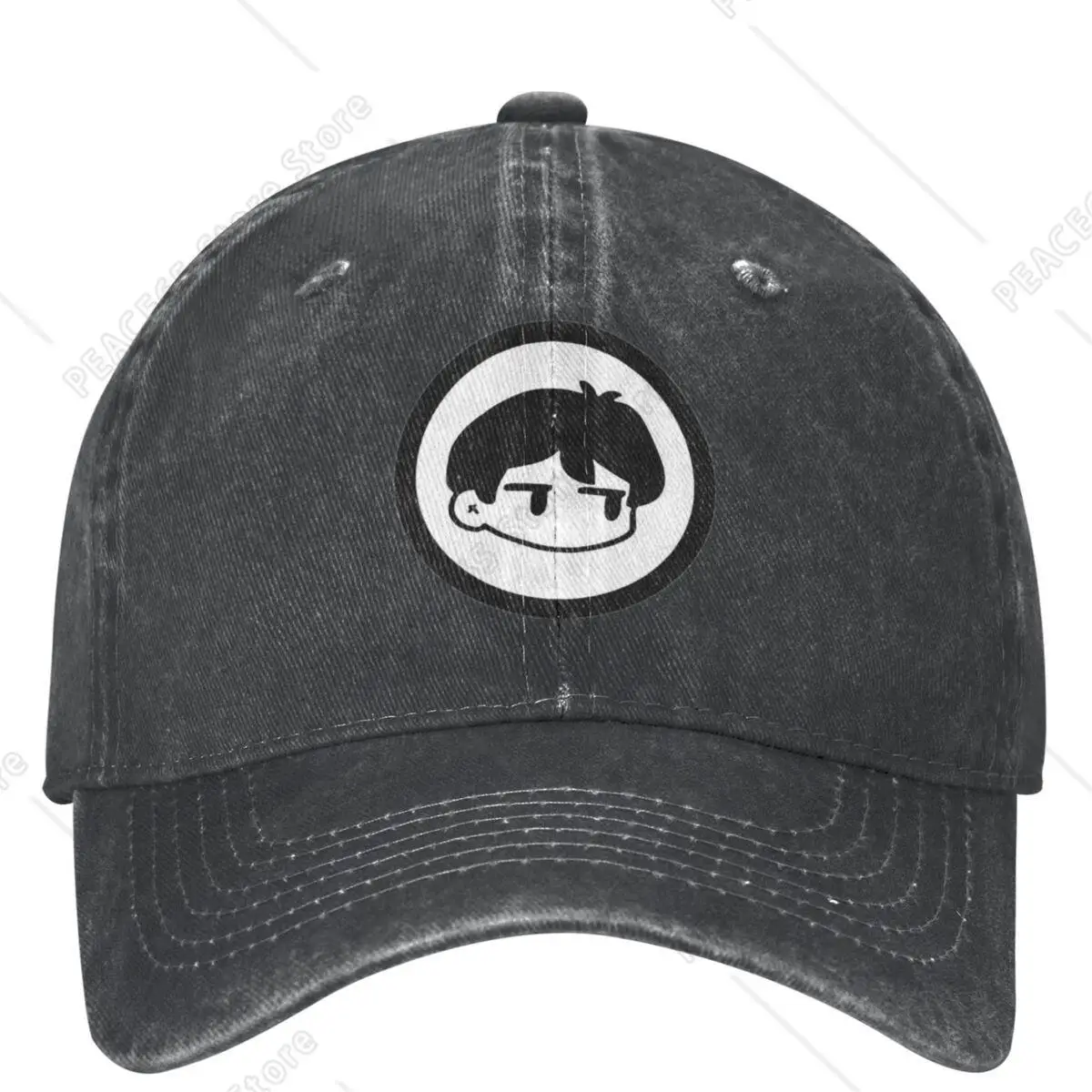 

Omori In A Circle Game Baseball Cap Outfit Fashion Distressed Washed Dad Hat Men Women Workouts Caps Hat