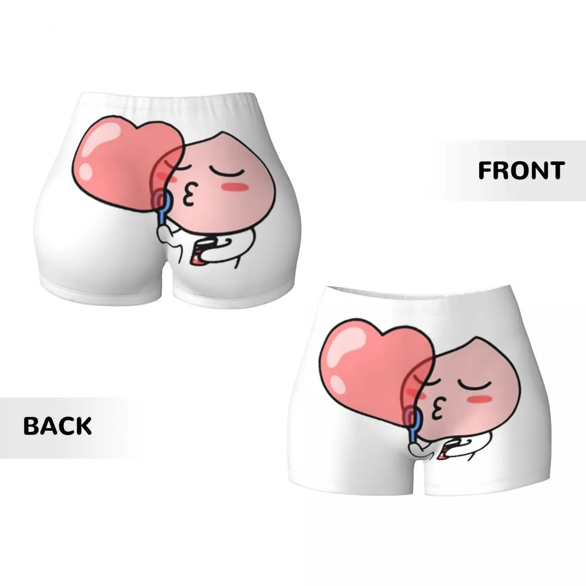 Aangepaste Apeach Balloon Dames Gym Workout Running Shorts Atletische Volleybal Biker Yoga Shorts