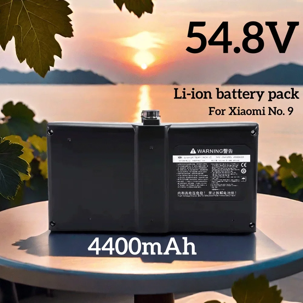 

54.8V 4400mAh 3-pin/4-pin Li-ion battery pack can be connected to the APP, suitable for the Xiaomi No. 9 balanced car battery