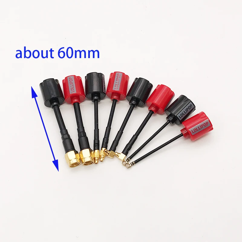 RHCP 5.8G Lollipop5 FPV Antenna 2.8DBi SMA MMCX UFL IPEX Long Range For RC Racing Drone Goggles Transmitter Receiver Part