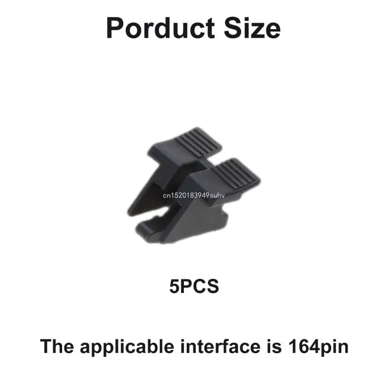 5Pcs PCIE 16x Grafikkarte Slot Sockel für Desktop-Computer Mainboard Mit Fishtail Befestigungs Clip Sockel Ersatz