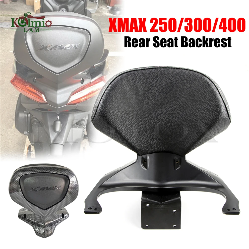 for 2018 - 2021 XMAX 250 X-MAX 300 XMAX400 Back Rest Motorcycle Modified Rack Rear Backrest Pad Seat Bracket XMAX300