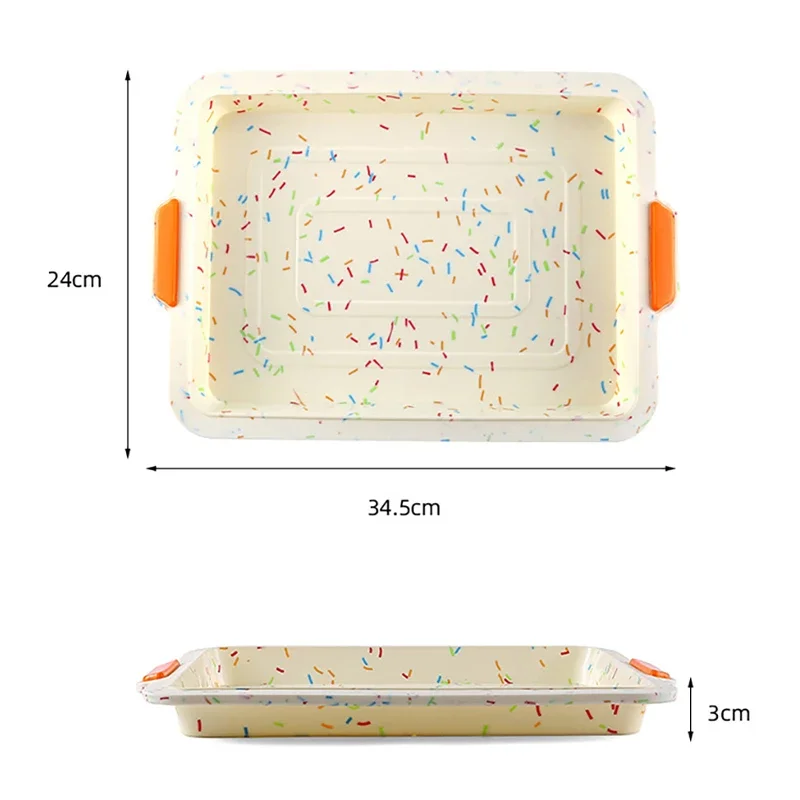 Silicone Brownie Baking Pan 6