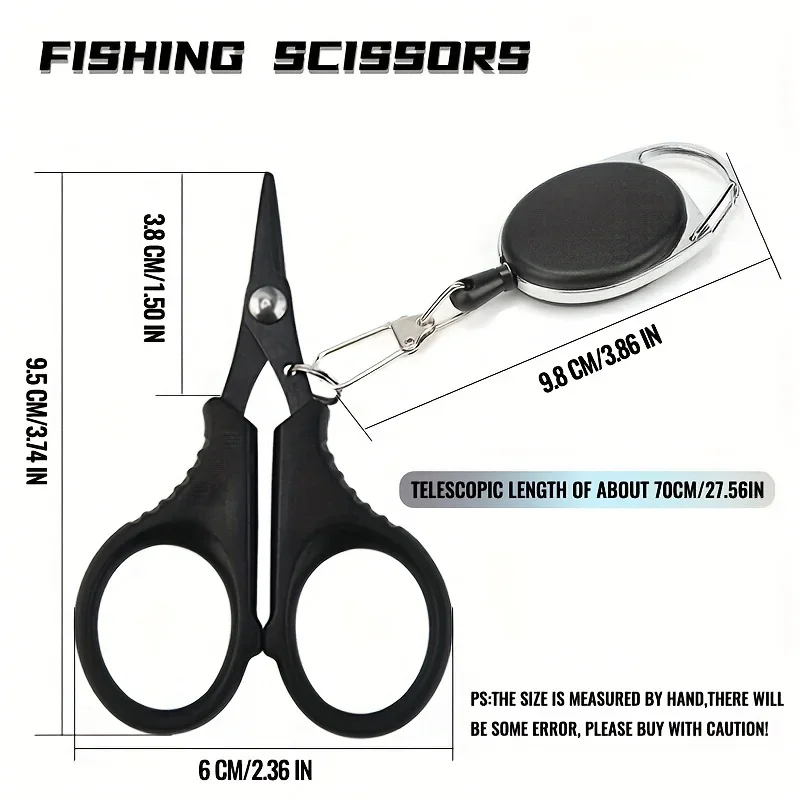 Line Cutter Scissors Serrated Mini Scissors Carp Fishing Tools Titanium Coated Stainless Steel Fishing Scissors Fishing Home
