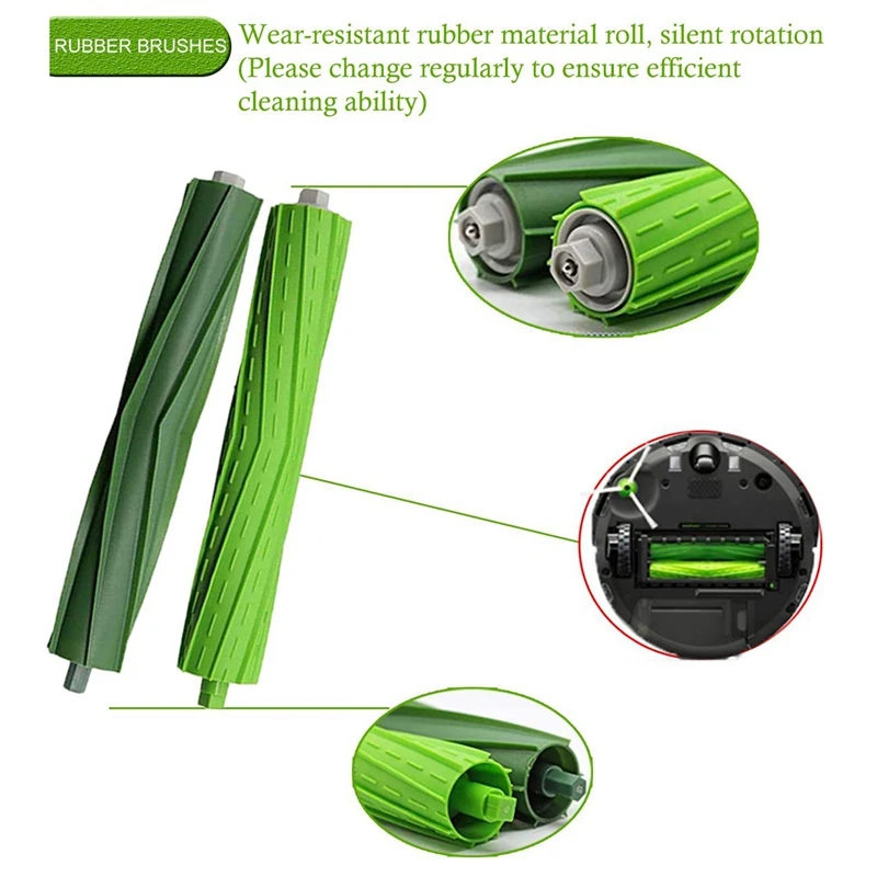 Kit de piezas de repuesto para aspiradora Irobot Roomba I3 I3 + I4 I6 I6 + I7 I7 + I8 I8 +/Plus E5 E6 E7 I E J Series