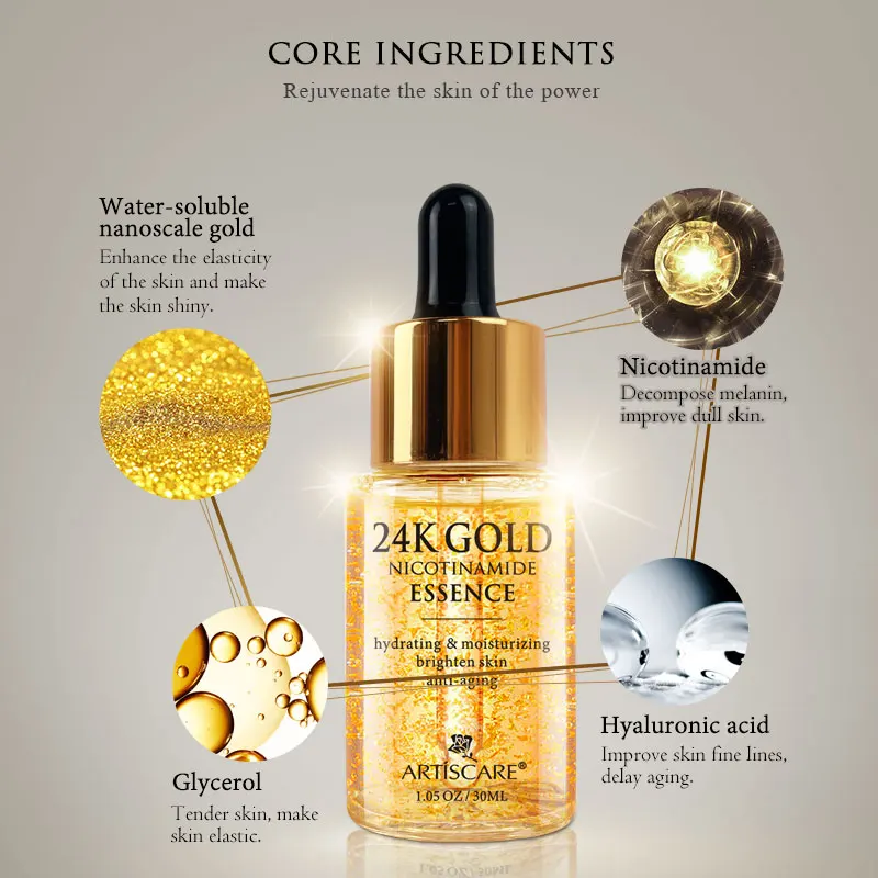 24K Gold Serum Skincare Set 3