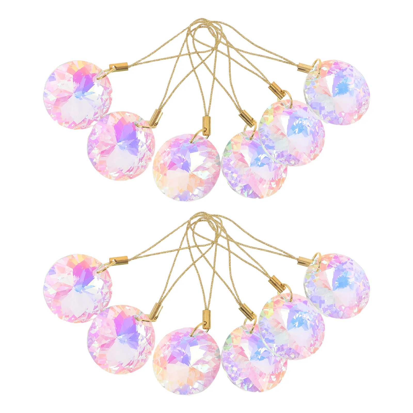 

Набор из 12 хрустальных подвесок-ловцов солнца в форме цветов, 30 мм, для декора свадеб, вечеринок, дома и рождественской елки, разноцветные призматические стеклянные шары