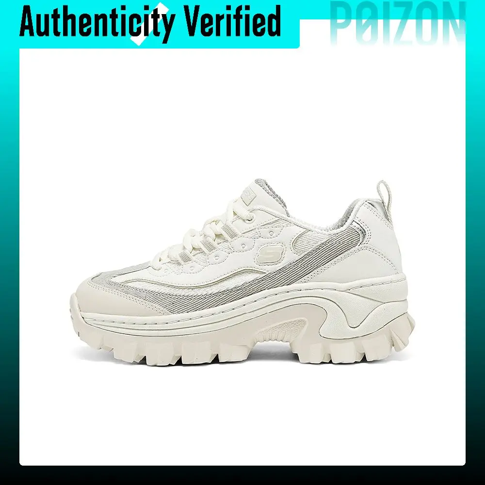 Skechers HI RYZE Honey Cake Shoes Comfortable And Lightweight Low top Chunky Sneakers Women's Ivory 177234-OFWT