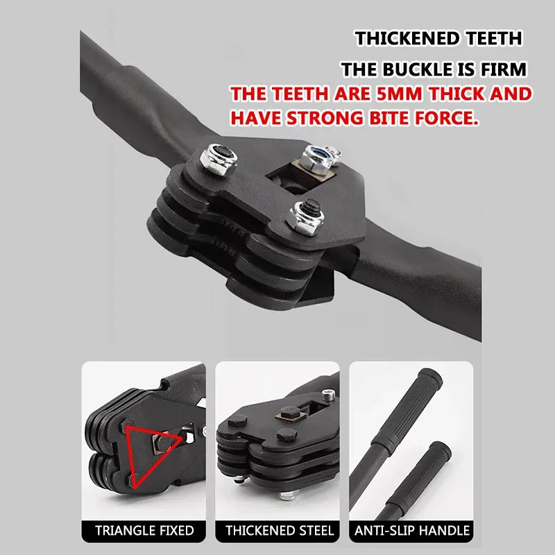 New type of plastic steel strapping strap tightening integrated manual strapping machine tensioner packaging pliers