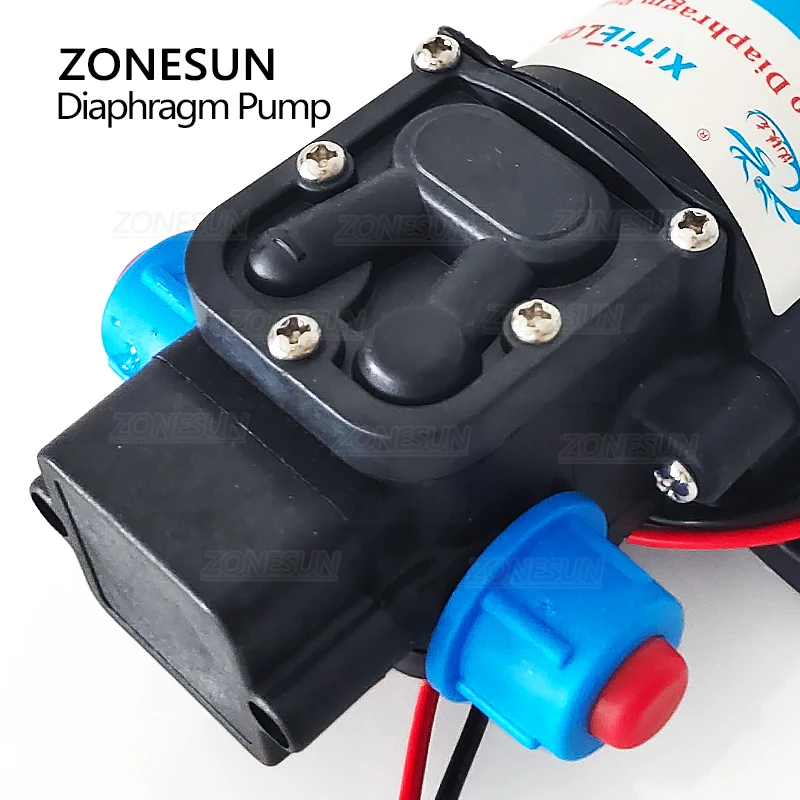 ZONESUN 4L/Min Big ดูดไดอะแฟรมปั๊มอุปกรณ์เสริมสำหรับ Liquid Filling Machine