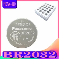 Panasonic BR2032 wide temperature 3V button battery -30℃-80℃ computer motherboard medical equipment