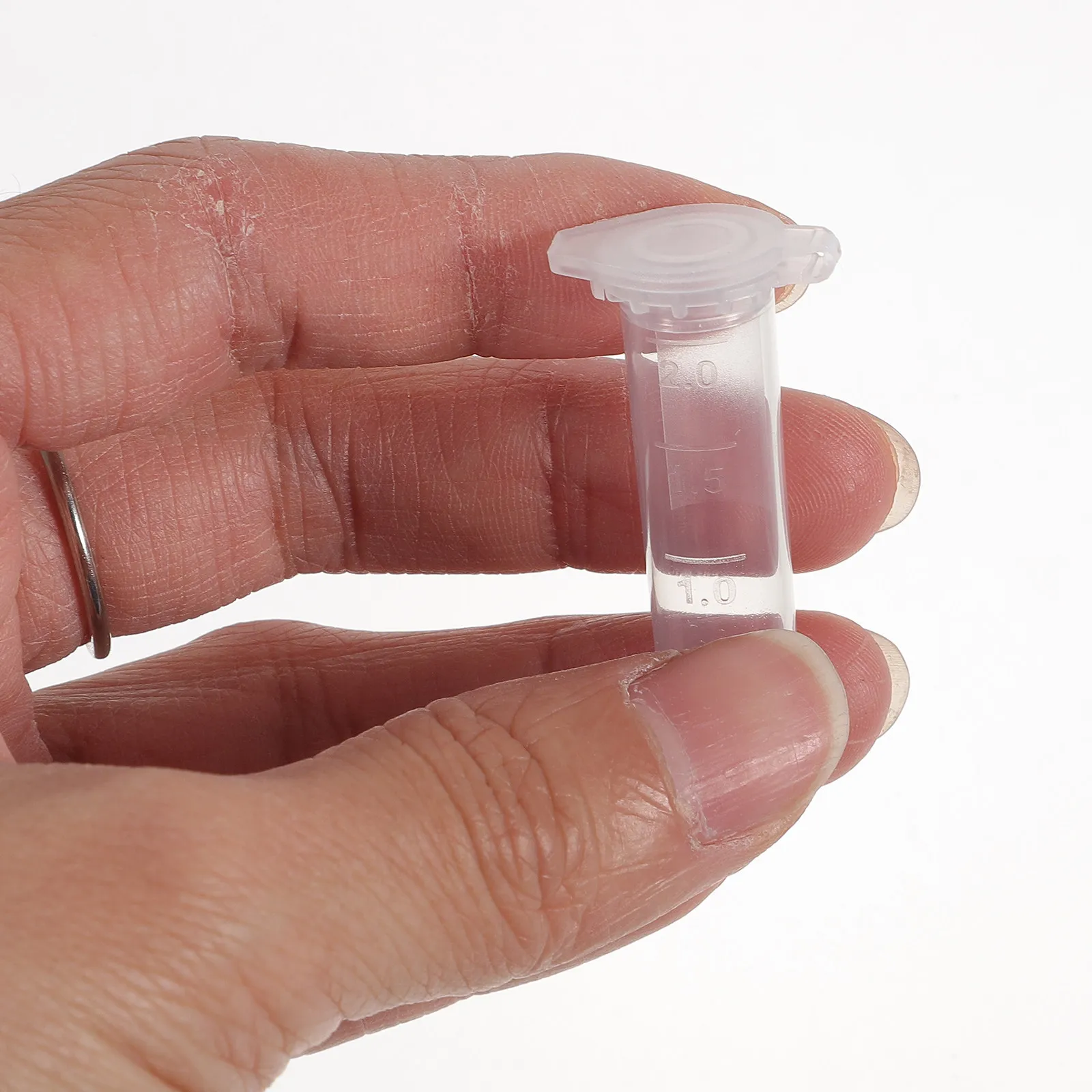 500Pcs Micro Centrifuge Tubes 2Ml Polypropylene Sterilizable High-Speed Centrifuge Lab Supplies Transparent Accurate Scale