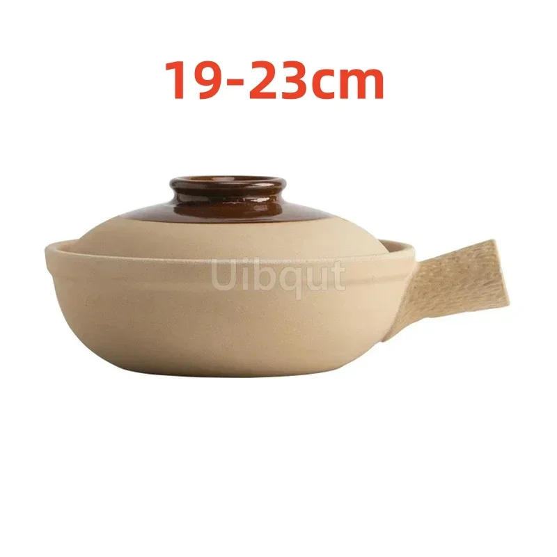 Hong Kong style Little pan rice Casserole Single handle old-fashioned clay pot Commercial high-temperature resistant sand pot