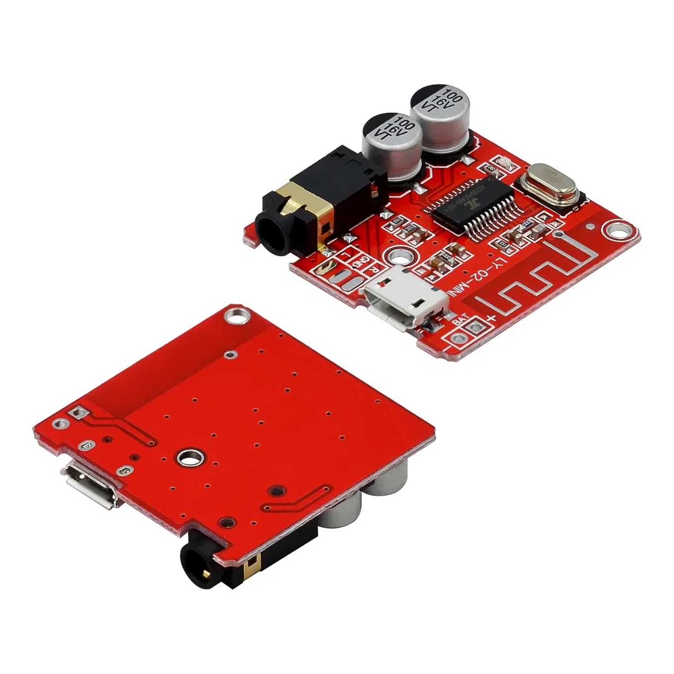 

DIY Wireless Stereo Music Module 3.7-5V For Bluetooth Audio Receiver board 4.1 5.0 mp3