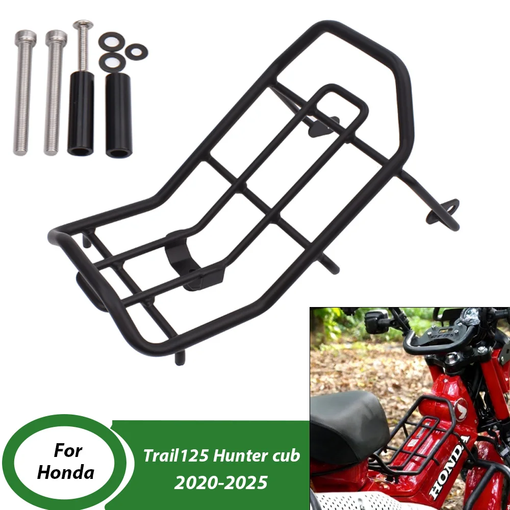 

﻿ Багажник-стойка для мотоцикла Honda Trail Hunter Cub CT 125 2020-2025, центральная полка для хранения, комплект деталей