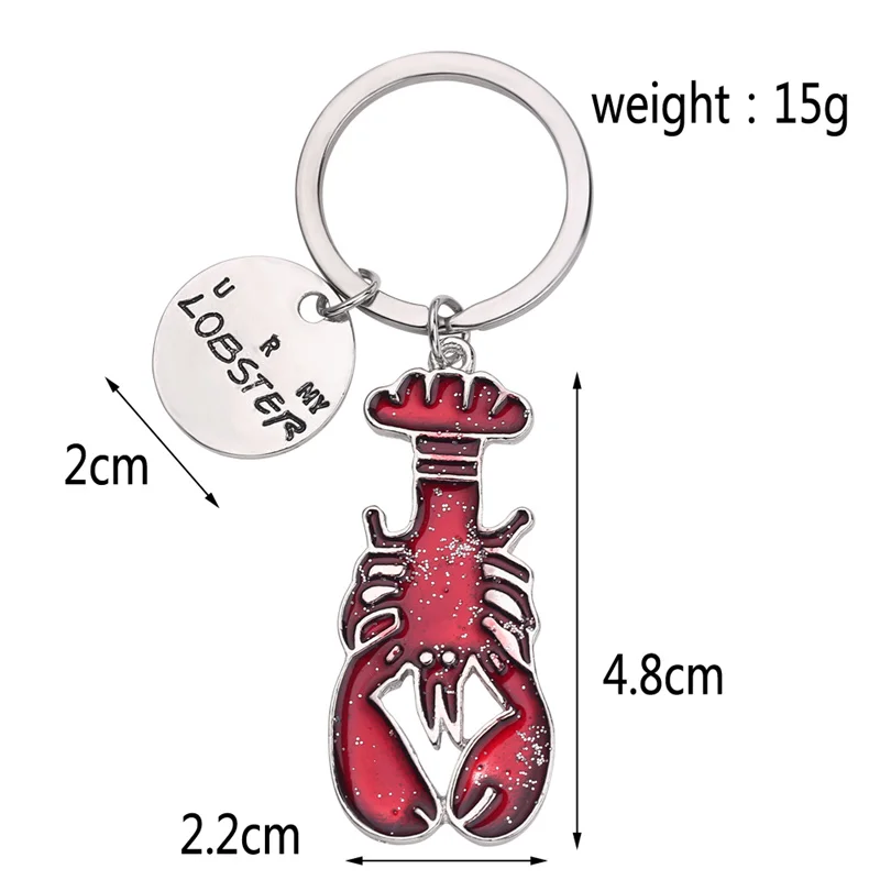 Friends TV Show Keychain, Red Lobster Key Chain, Keyring Gift, Best Friend