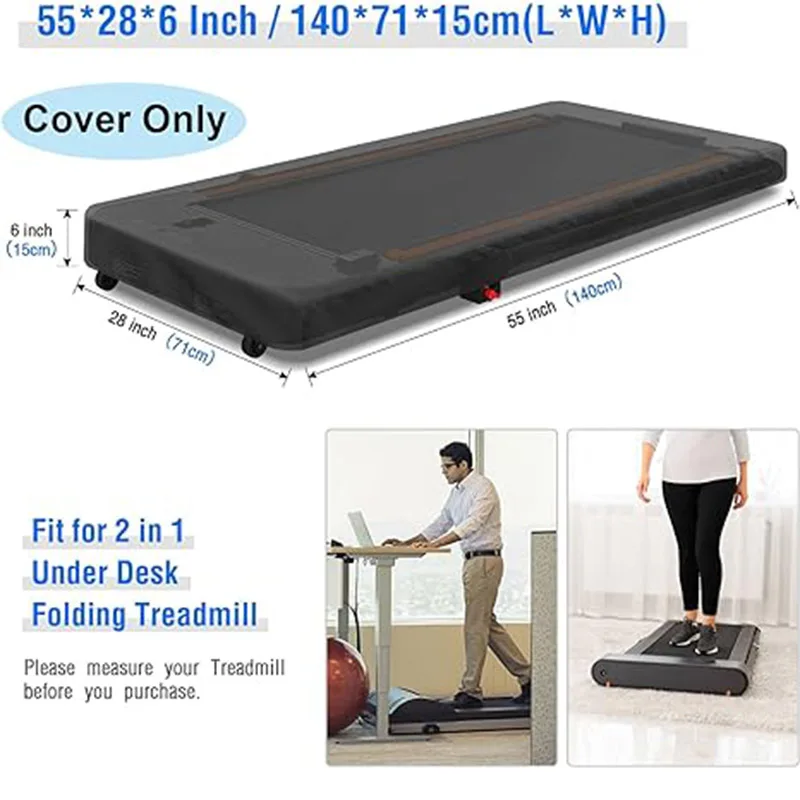 Treadmill cover treadmill outdoor waterproof suitable for under-table treadmill indoor treadmill dust cover 210D