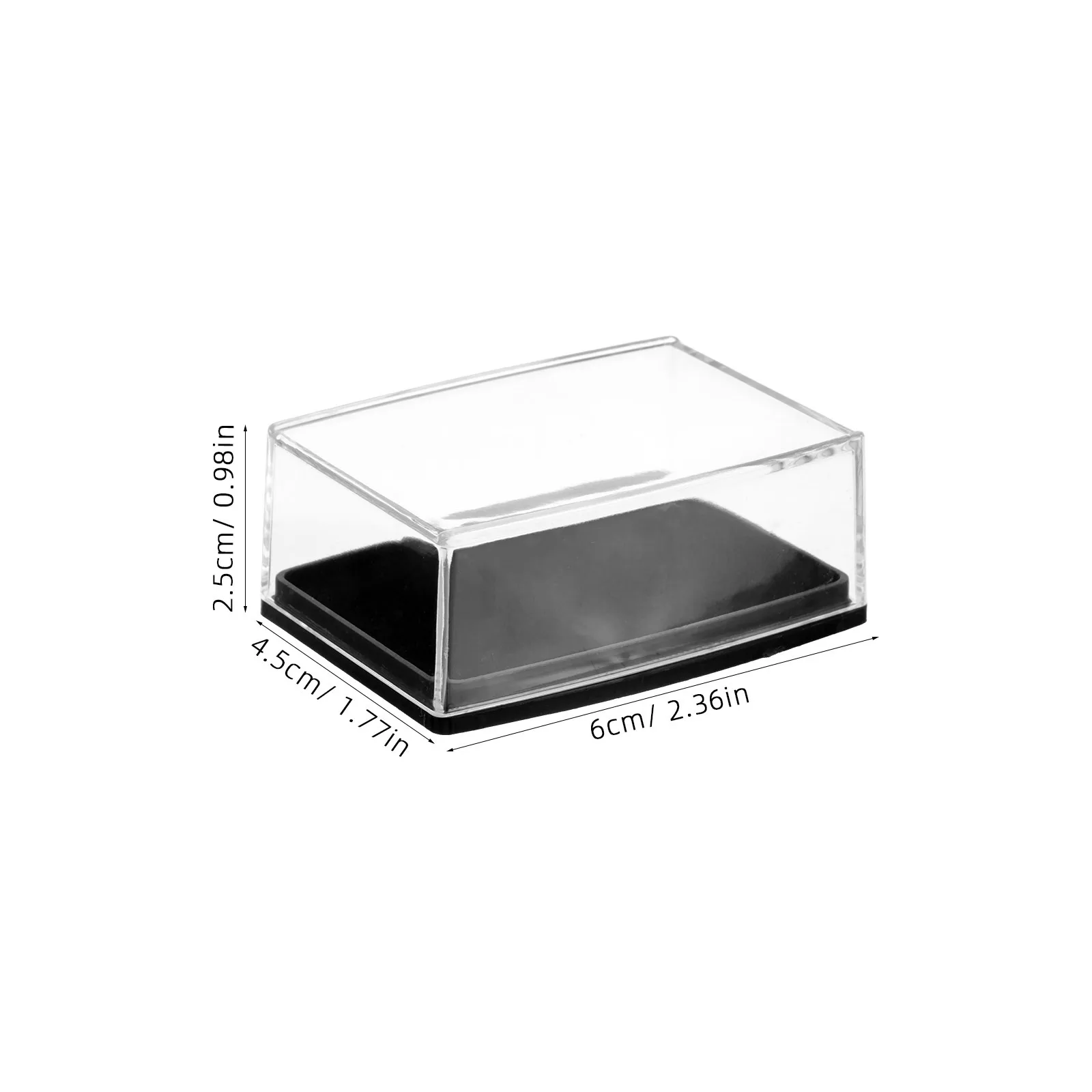 18 قطعة أزرار أكمام صندوق منظم الرجال المحمولة تخزين المجوهرات واضح عرض حالة السفر حلقة حامل الملحقات الصغيرة