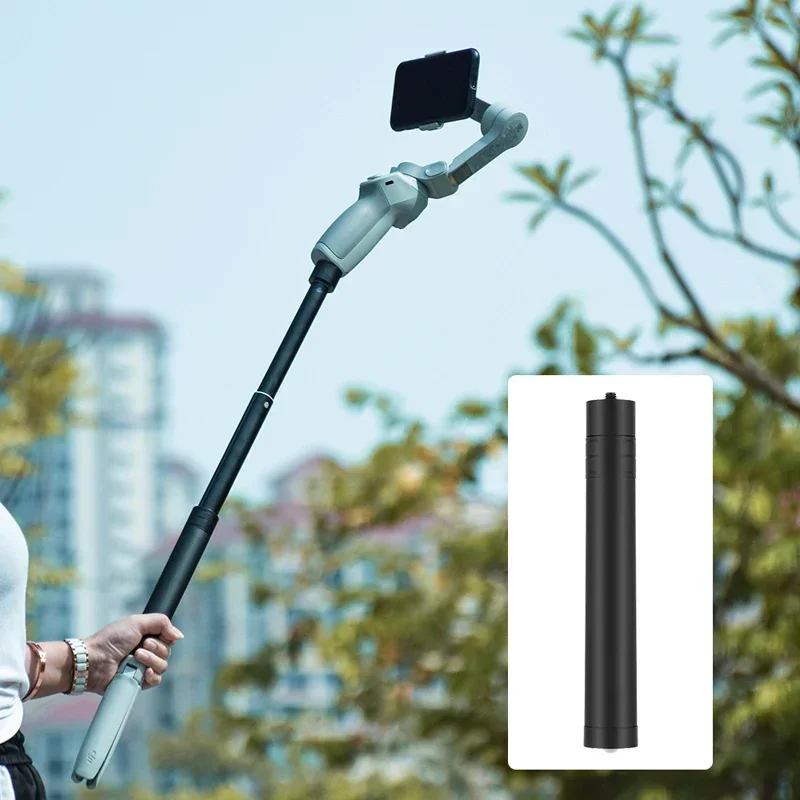 Telescopic Extension Rod Pole Selfie Stick for DJI OSMO Pocket 3/OM 4 FeiYu Zhiyun Smooth Moza Mini isteady Gimbal Accessories