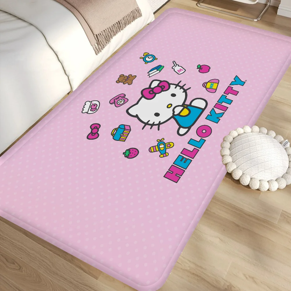 

Hello K-Kitty Entrance Door Mat Nordic Style Home Doormat Bathroom-Toilet Mats Bedroom Hotel Decor Mat