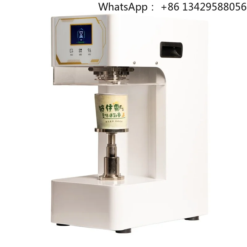 Commercial can paper bowl sealing machine Fried lunch box Aluminum foil round bowl capping machine