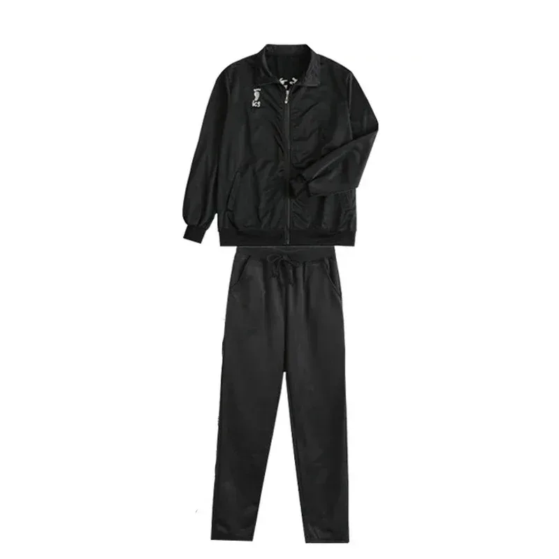 CyHinata Shoyo Cosplay Haikyuu Karasuno Cosplay Kostüm Jacke Mantel Hosen Perücke Karasuno High School Volleyball Club Uniform Unise