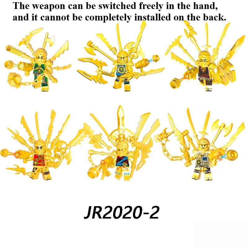 

Строительные блоки Gold Ninja Phantom Mini Doll Kaijieniya Garmadu, детские игрушки, забавные украшения, подарок на день рождения. Куклы для девочек