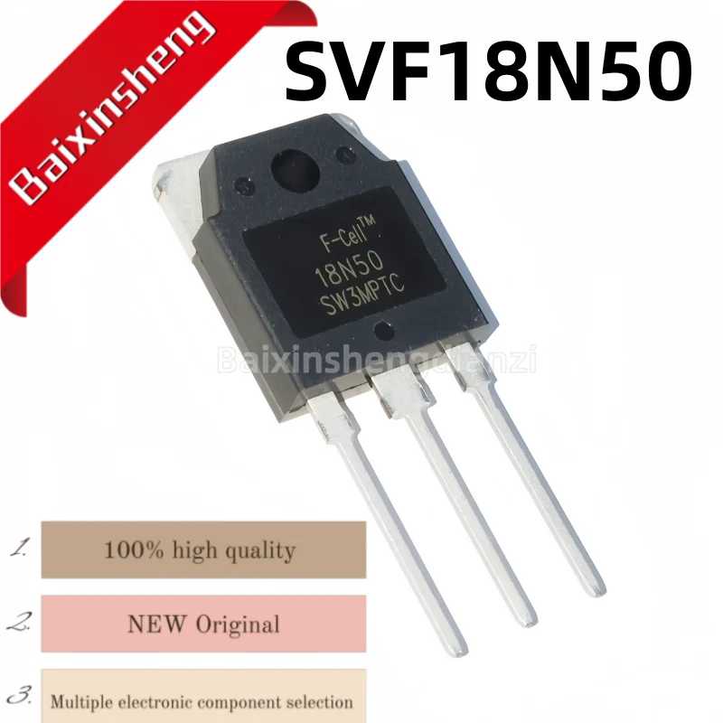 

10 pieces, SVF18N50,18N50,TO-3P, New MOSFET with good quality