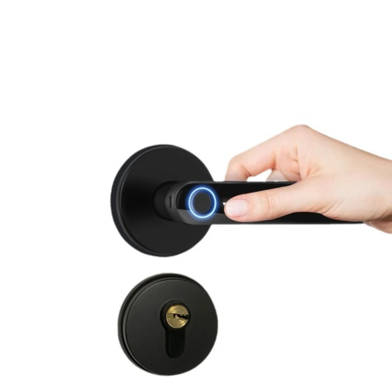 Electronic intelligent entry door lock Anti-theft door Indoor wooden door Fingerprint password lock