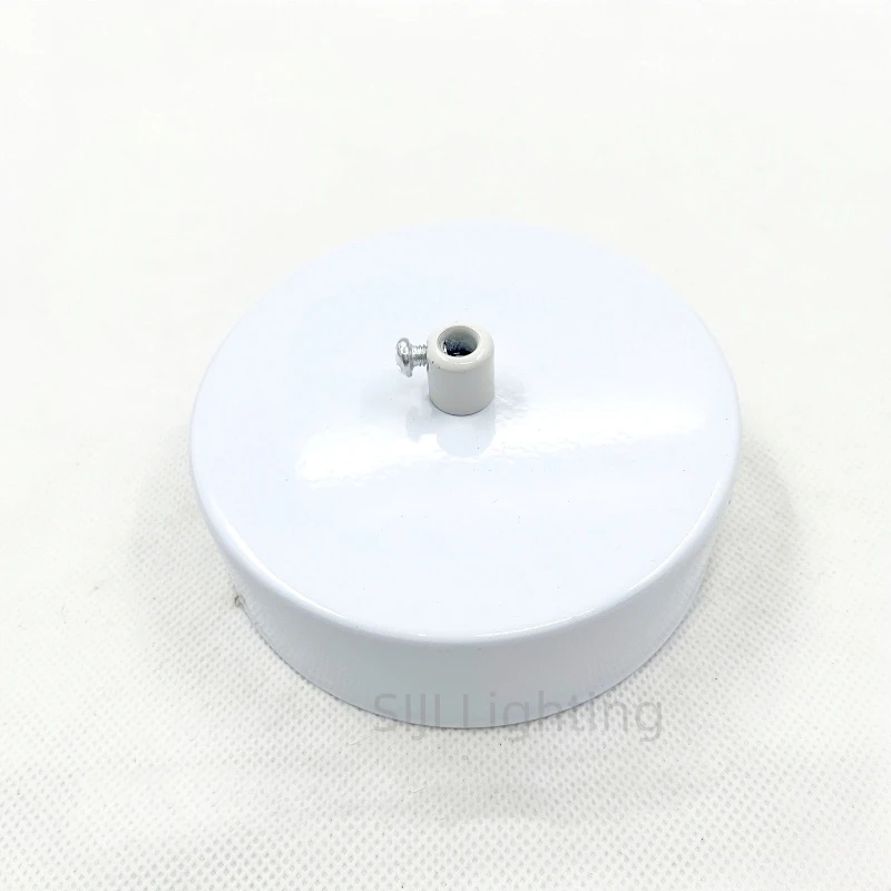 Iron Lamp Base Light Fixture Shifter Ceiling Plate with Flexible Pipe Ceiling Rose Iron Tube Lamp Positioner Interchangeable DIY