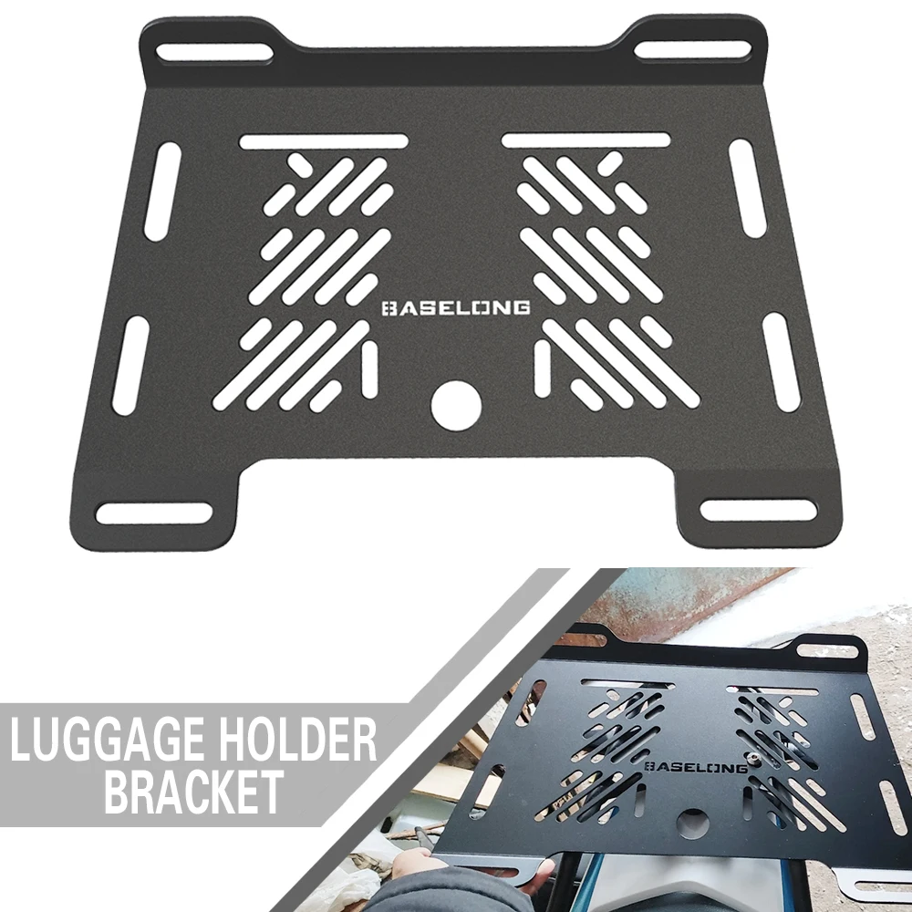 

2024 For Mounting in luggage Tail Racks 2023 2022 Motorcycle Trunk Frame Plate Bracket Rear Bag Luggage Holder Bracket Universal