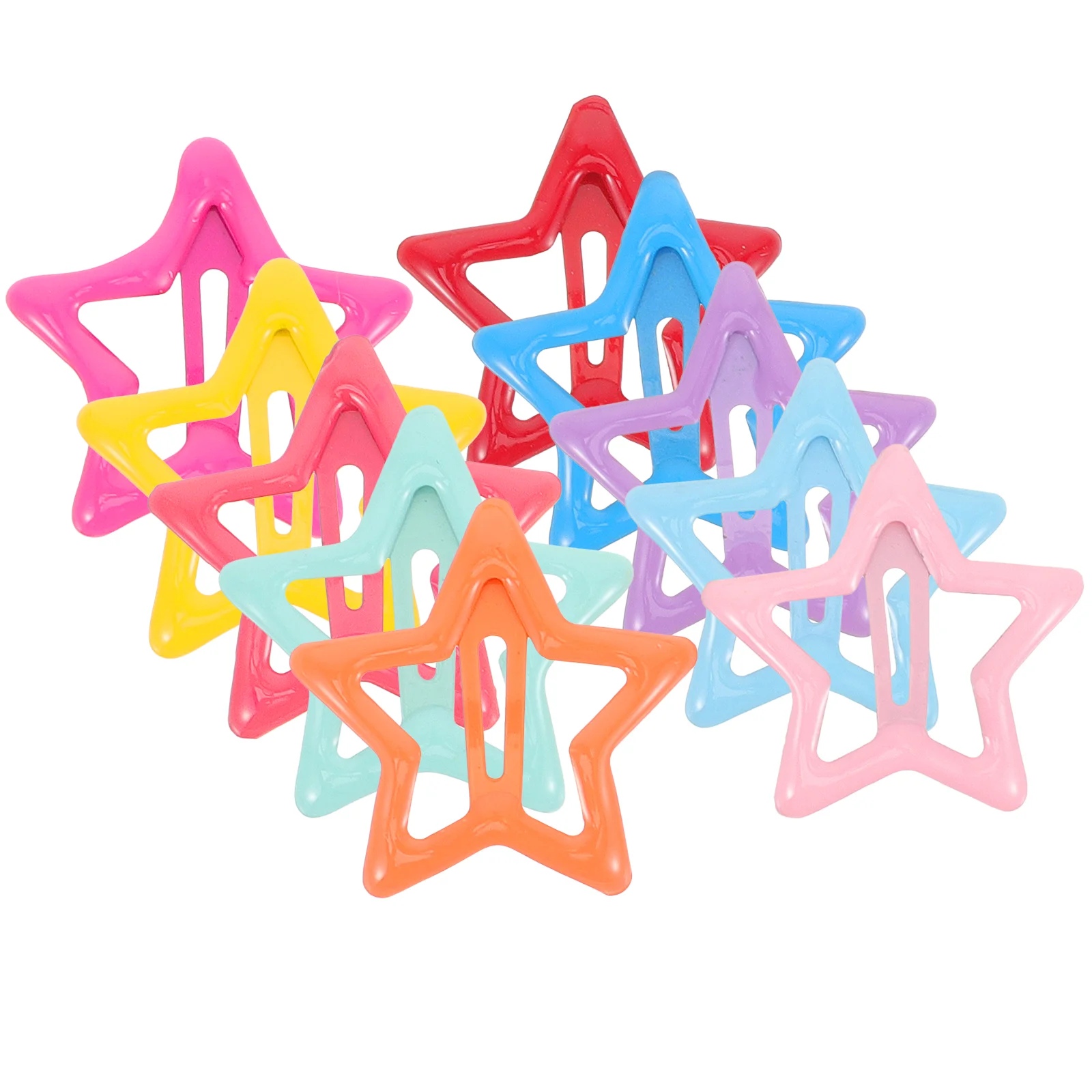 

20 Pcs Hair Barrettes Pin Pentagram Hairpin Clips for Pins Star Women's