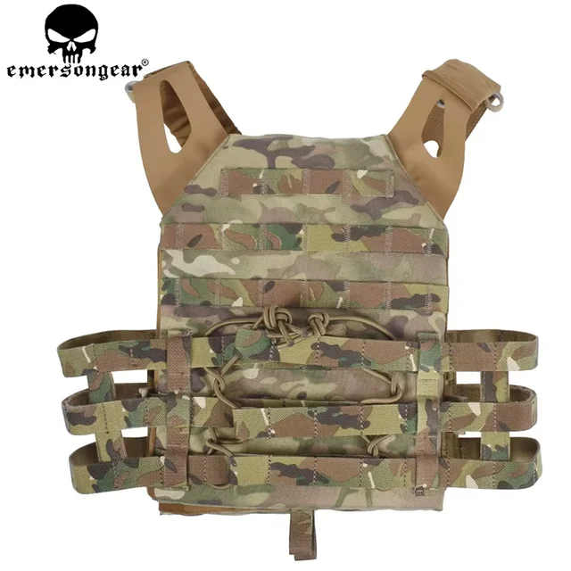 Kamizelka taktyczna EMERSONGEAR MOLLE JPC kamizelka Airsoft MOLLE do paintballa kamizelka klatka piersiowa płyta ochronna przewoźnik Multicam kamizelka bojowa EM7344