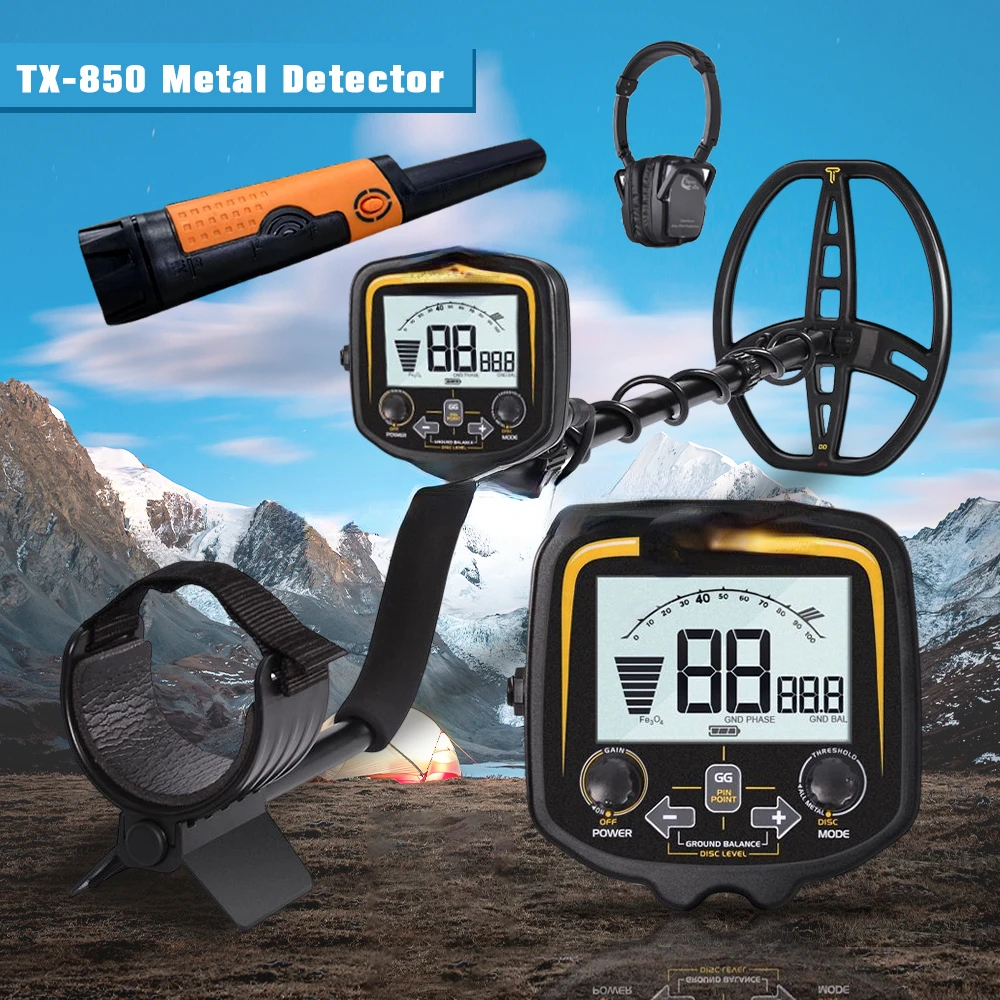 Professional Gold Detector Tianxun Tx 850 Metal Detector For Gold Treasure Hunting