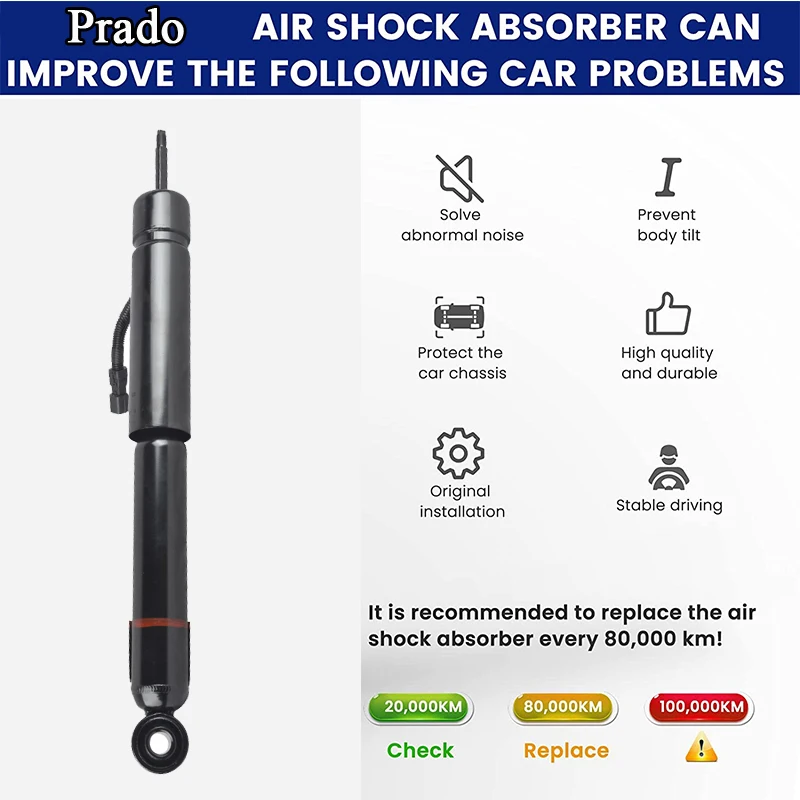 Air Suspension Struts Shock For Prado 120 150 GX460 GX470 18 Months Warranty Shock Absorber 2003-2017 48530-69185 48530-69485