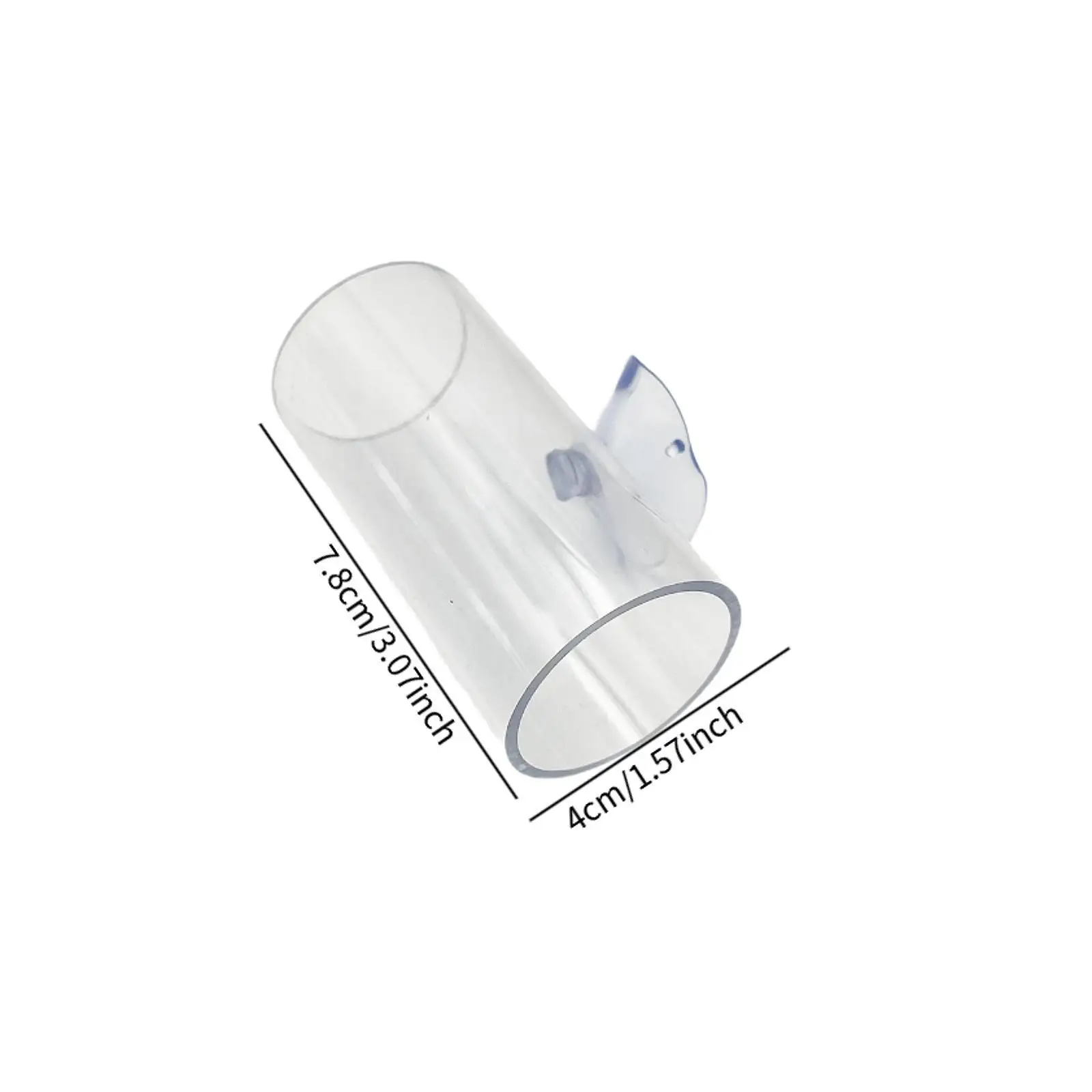 واضح بيتا أنبوب السمك نفق مخبأ لعبة شفافة مثيرة للاهتمام للراحة اللعب خزان الأسماك الملحقات المأوى مراقبة أفضل