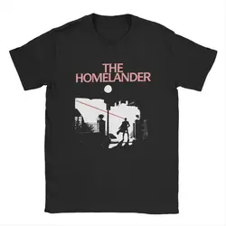 The Boys Homelander Men T Shirts TV Show Novelty Tees Short Sleeve Round Neck T-Shirt 100% Cotton Summer merch